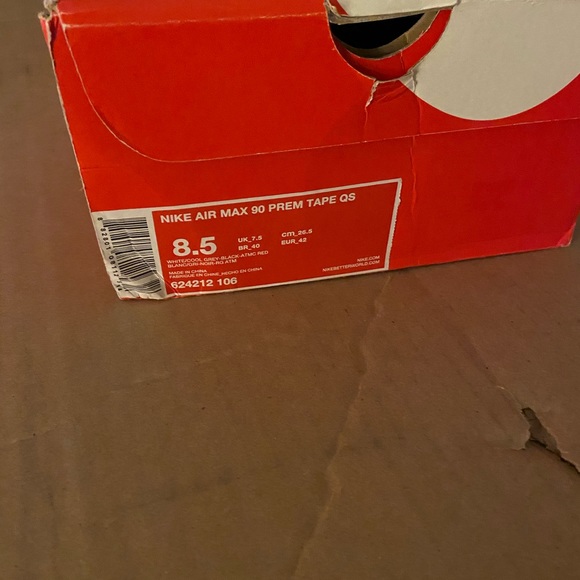 Nike Air Max 90 Premium Tape QS Size Men’s 8.5 NEW - Picture 7 of 8